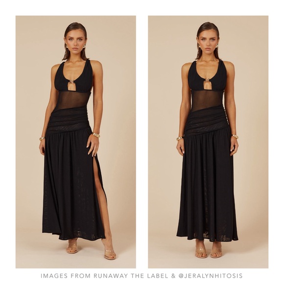 Runaway the Label | Denver Maxi Dress - Black - Picture 1 of 5